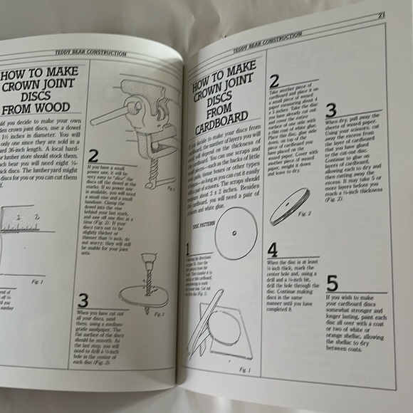 NWT Making Your Own Teddy Bear BOOK 1982 Bialosky Tynes Vintage Patterns Clothes - Picture 10 of 17